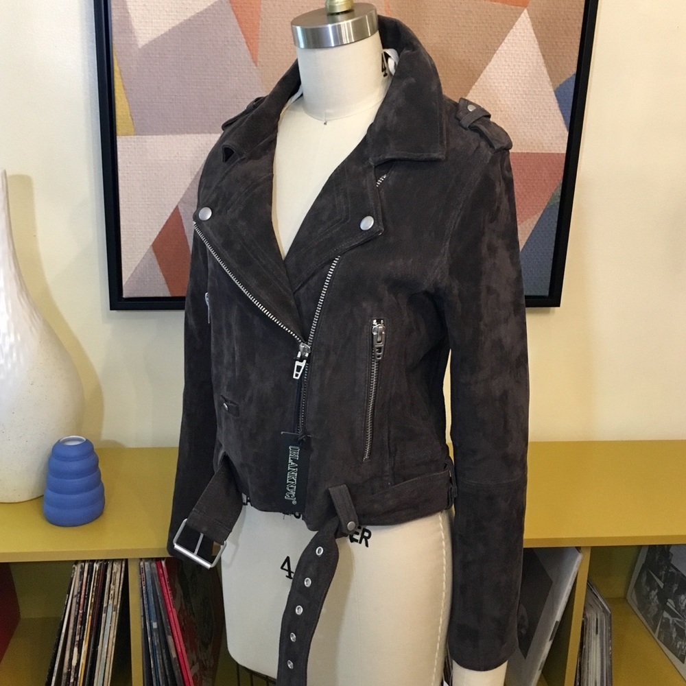 SOLD! Blank NYC // Suede Moto Jacket